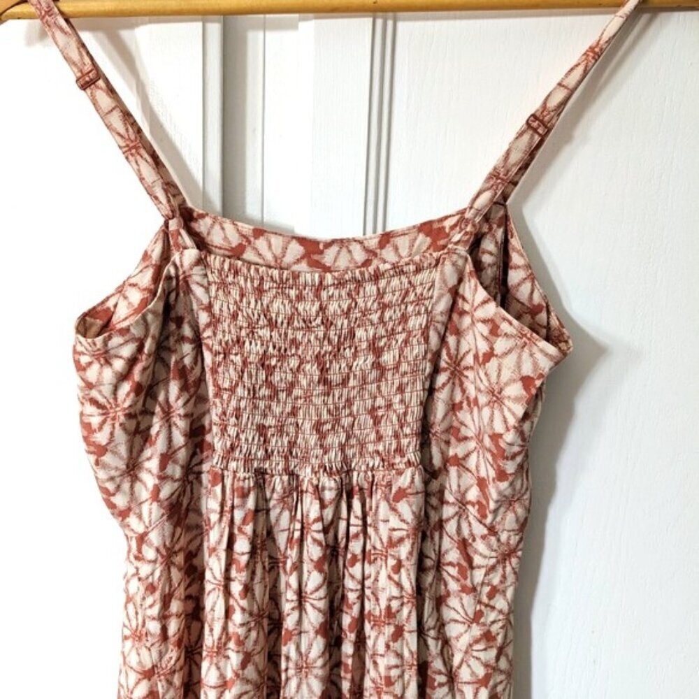 NWOT GAP Women's Spaghetti‎ Straps Fit & Flare Tiered Midi Dress Size 2 - Picture 4 of 6